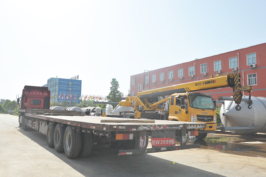 華泰集團設(shè)計制造的24T/D精制米糠蠟項目發(fā)往江蘇